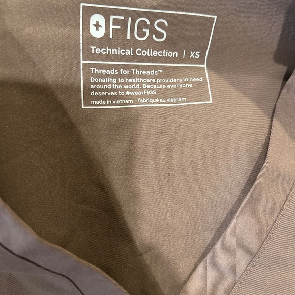 Figs brown top XS - Picture 2 of 3